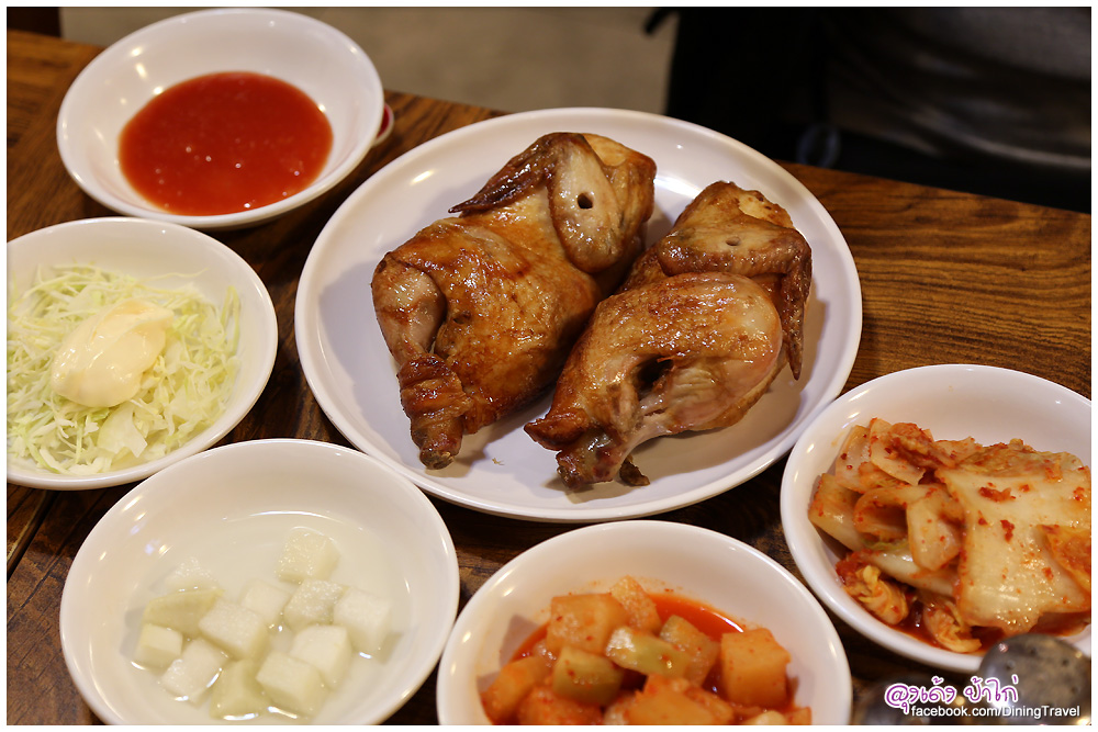 ไก่ตุ๋นโสม ไก่ย่าง Tosokchon Samgyetang กรุงโซล เกาหลีใต้