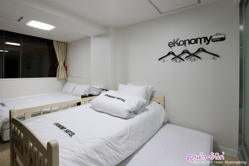 EKONOMY Hotel Myeongdong Premier (1 ห้อง นอน 4 คน) ใจกลางเมียงดง