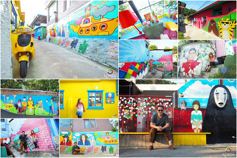 Jaman Mural Village หมู่บ้านหลากสีแห่งเมืองจอนจู