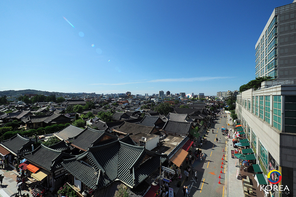 หมู่บ้านโบราณจอนจู ( Jeonju Hanok Village ) จุดชมวิว จอนจู