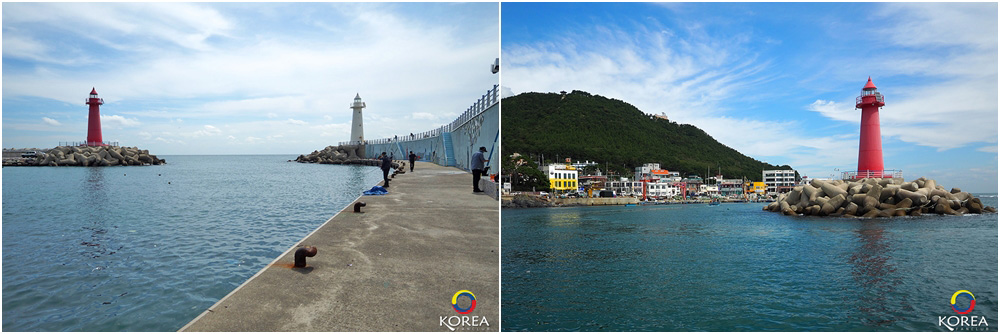 Cheongsapo Lighthouse ประภาคารขาวแดง