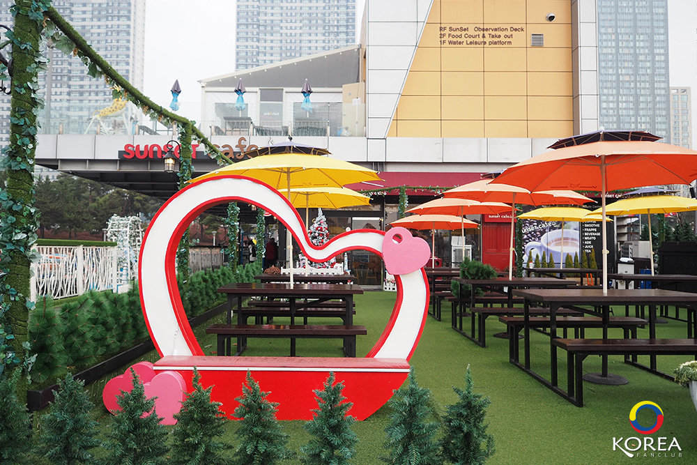 Sunset Cafe จุดชมวิว Songdo Central Park ซองโด อินชอน