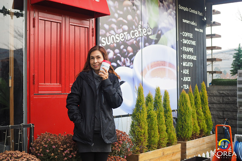 Sunset Cafe จุดชมวิว Songdo Central Park ซองโด อินชอน