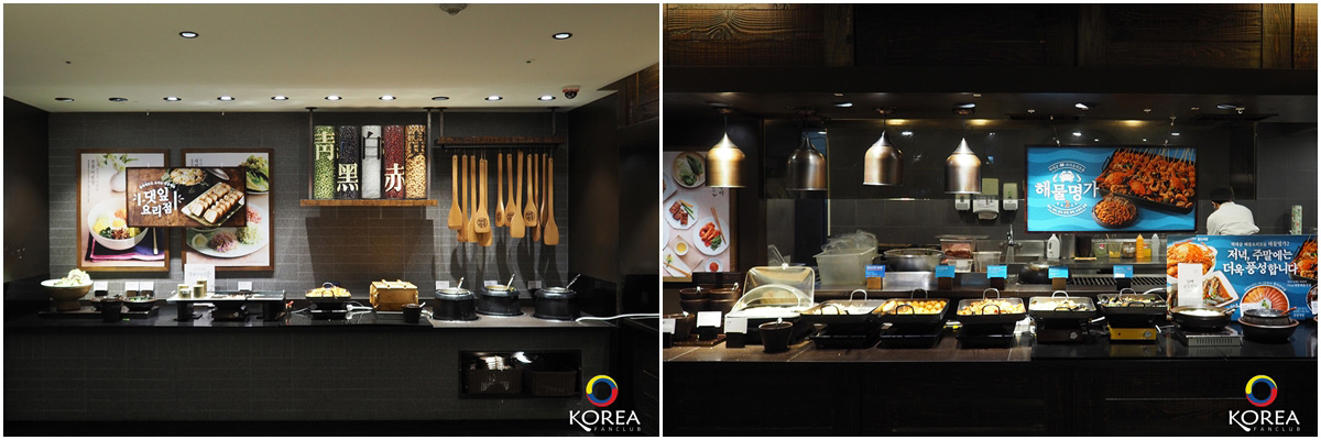 บุฟเฟ่ต์ อาหารพื้นเมืองเกาหลี