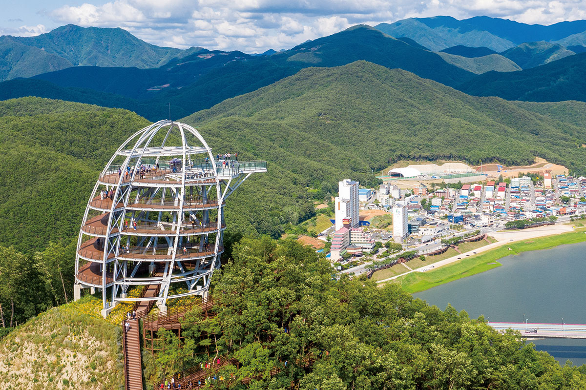 มันชอนฮา สกายวอล์ก : Mancheonha Skywalk