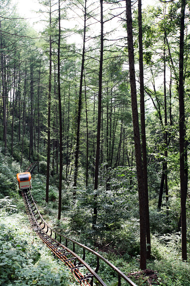 รถรางชองพุง แห่ง เจชอน : Jecheon Cheongpungho Scenic Monorail