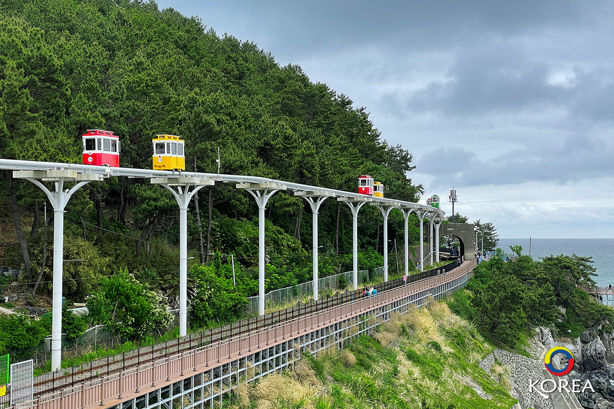 Sky Capsule & Haeundae Beach Train Edge993 cafe