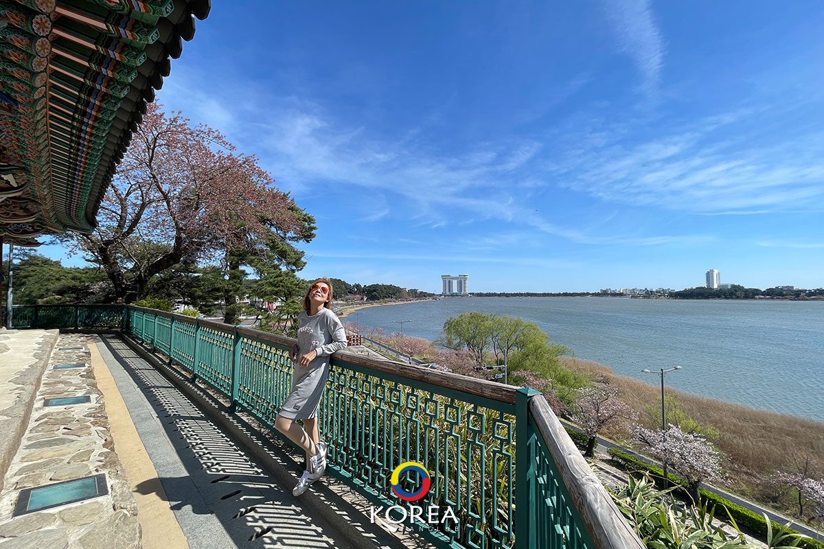 Gyeongpoho Lake ทะเลสาบคยองโพ