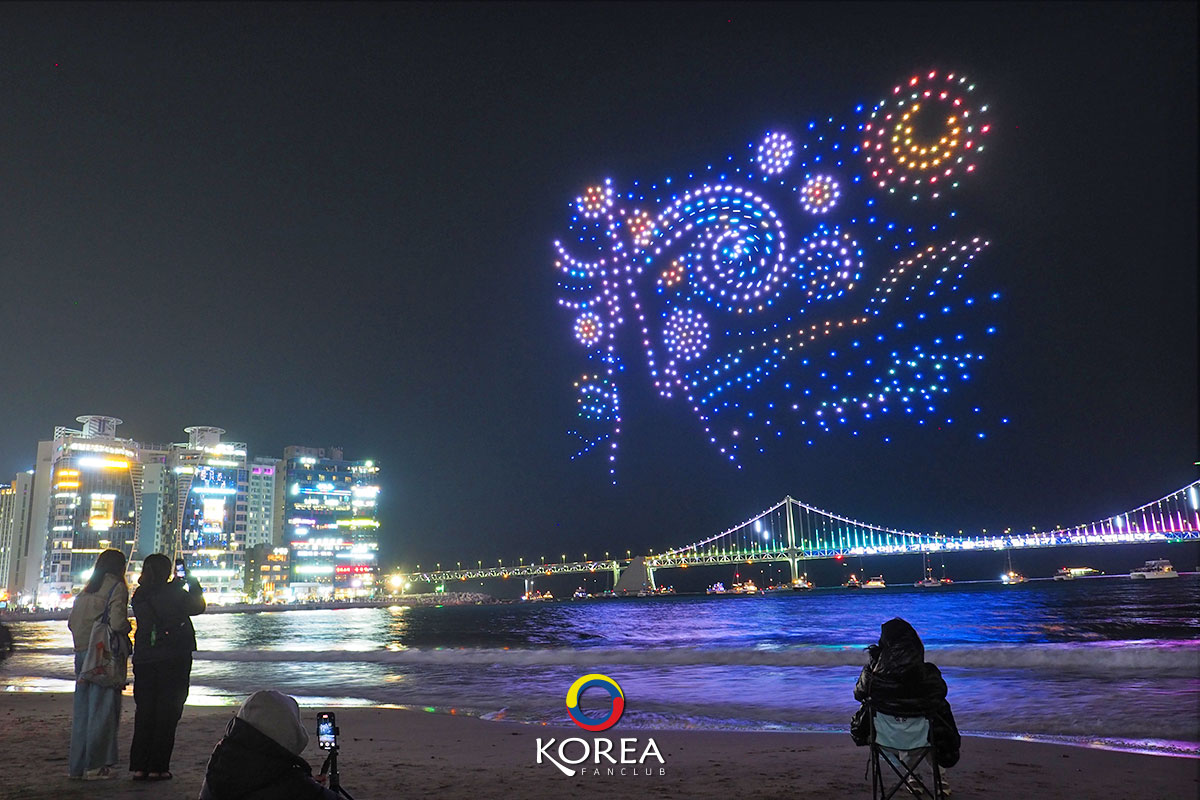 Gwangalli M Drone Light Show