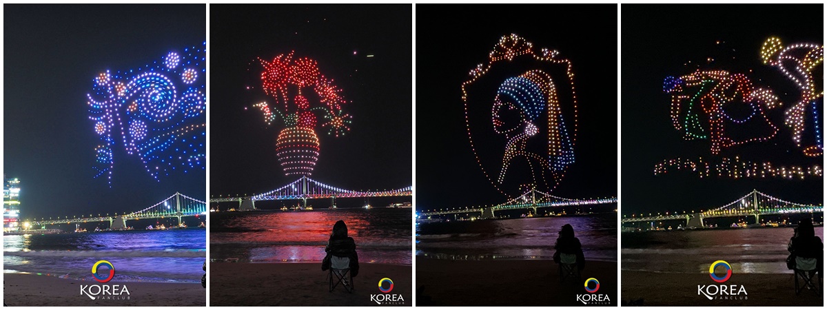 Gwangalli M Drone Light Show