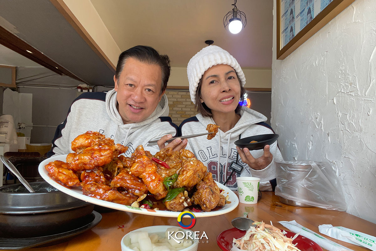 ร้านอาหาร แทกู ไก่ทอด เกาหลี ลุงเด้ง ป้าไก่
