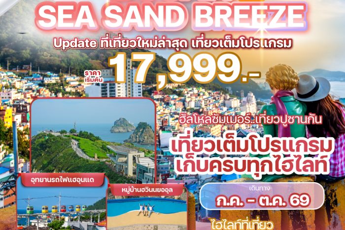 ทัวร์เกาหลี Busan Sea Sand Breeze 5D3N (ต.ค.69-มี.ค.70)