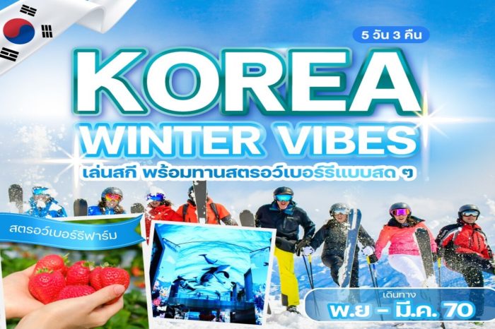 ทัวร์เกาหลี Korea Winter Vibes 5D3N (พ.ย.69-มี.ค.70)